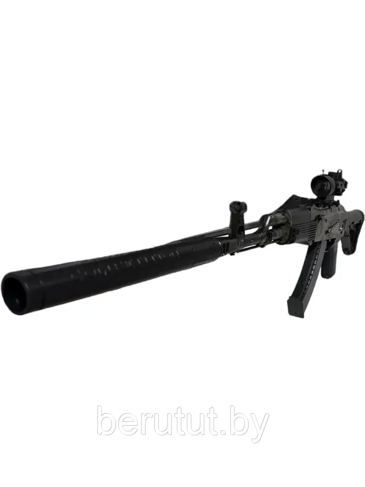 Штурмовая винтовка АК-74 на орбизе с оптическим прицелом / детский автомат с аккумулятором - фото 8 - id-p207144812