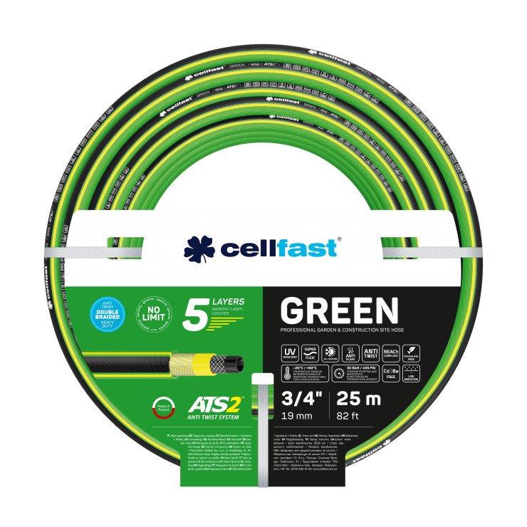Шланг поливочный Cellfast Green 15-120 (3/4", 25 м) - фото 1 - id-p207137839