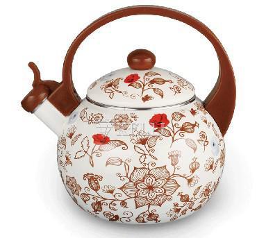 Эмалированный чайник со свистком KELLI KL-4453 2,5л металлический - фото 1 - id-p207103785
