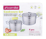 Набор кастрюль Kamille 5860 (1.7л/2.4л), фото 10