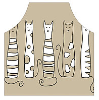 Фартук кухонный регулируемый Joy Textile 65*65*28 см, «Добрые коты»