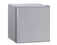 Маленький однокамерный настольный холодильник NORD NR 506 I мини-бар серебристый для косметики напитков