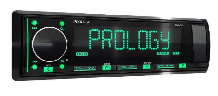 Автомагнитола PROLOGY CMX-260 FM/USB магнитола 1din в машину - фото 2 - id-p206794405