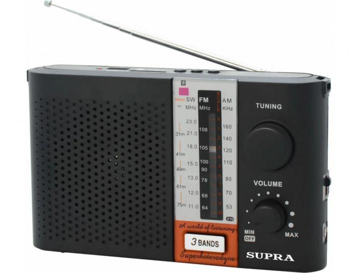 Портативный радиоприемник SUPRA ST-17U аналоговый приемник - фото 1 - id-p206798671