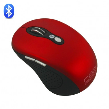 Беспроводная оптическая Bluetooth-мышь CBR CM 530Bt Red, 6 кнопок, 800-1600dpi - фото 2 - id-p28859937