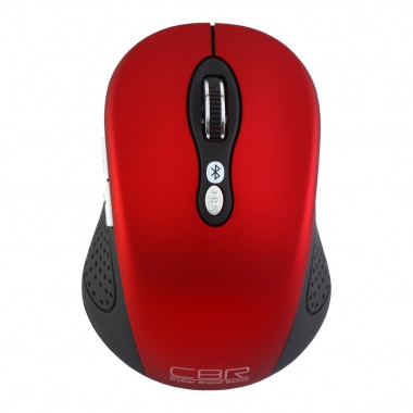 Беспроводная оптическая Bluetooth-мышь CBR CM 530Bt Red, 6 кнопок, 800-1600dpi