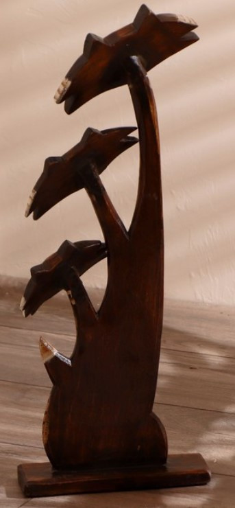 Сувенир деревянный «Сима-Ленд» 50*17*6 см, «Три кота с бакенбардами» - фото 3 - id-p207149033
