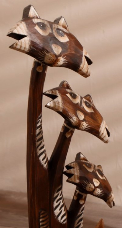 Сувенир деревянный «Сима-Ленд» 50*17*6 см, «Три кота с бакенбардами» - фото 4 - id-p207149033