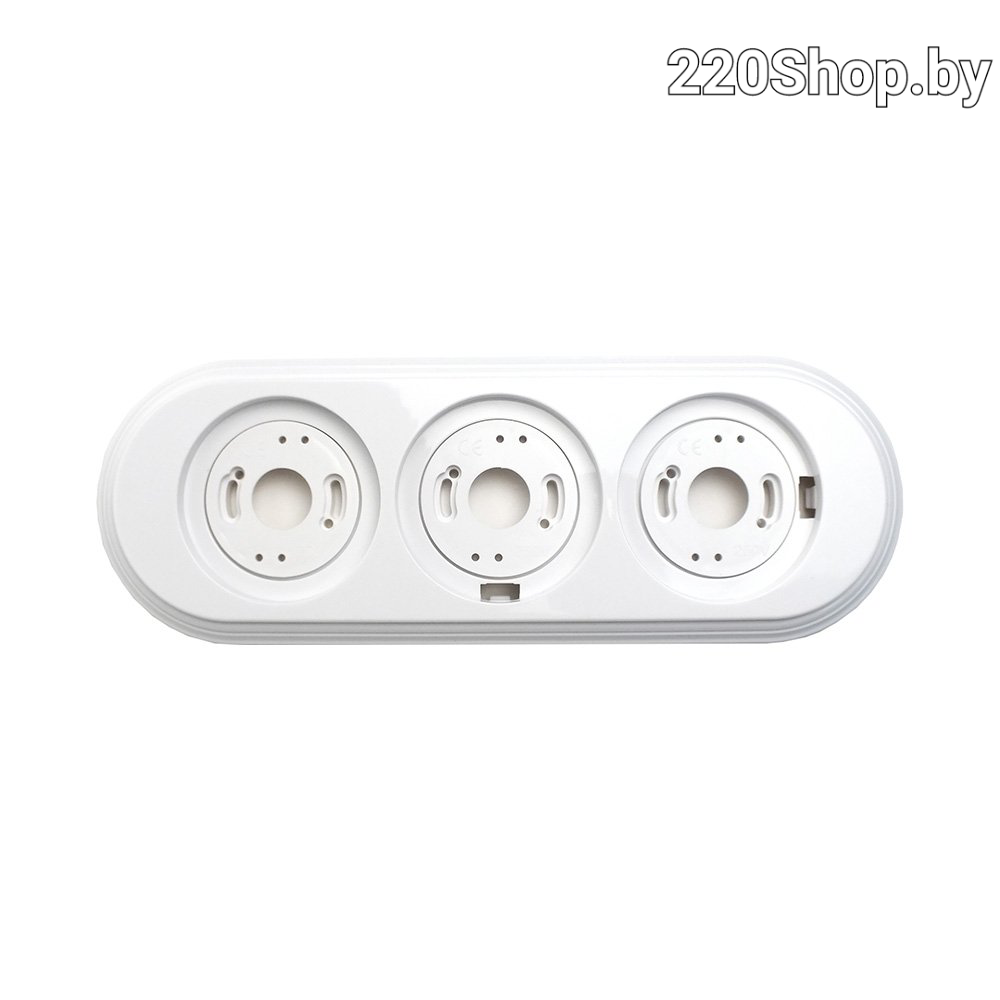 Рамка 3-ая пластиковая, цвет белый