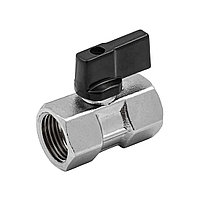 ELSEN Кран шаровой, MINI, прямой, 1/2", 1/2", ВВ, ручка-бабочка EV92.1212