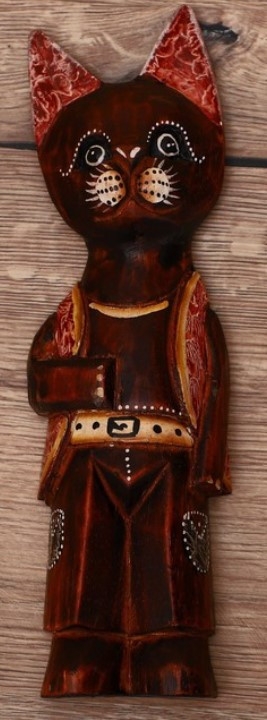 Сувенир деревянный «Сима-Ленд» высота 30 см, «Кошка» - фото 2 - id-p207149139