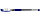 Ручка гелевая Attache Economy корпус прозрачный, стержень синий, фото 2