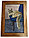 Картина «Кот в голубом кресле» (Джонс А.С.) 30*20 см, картон, масло (живопись), фото 2