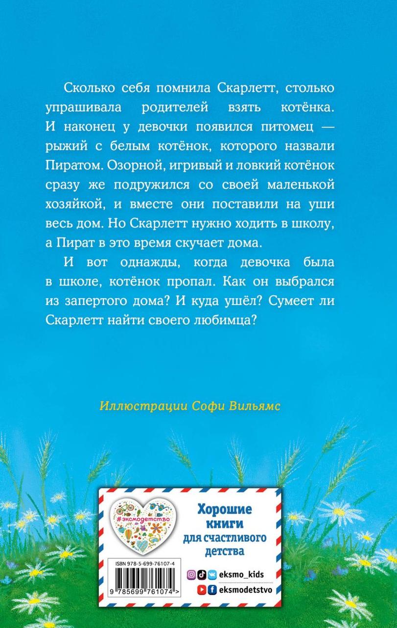 Книга детская «Котёнок Пират, или Ловкий коготь (выпуск 11)» 125*200*12 мм, 144 страницы - фото 1 - id-p207148212