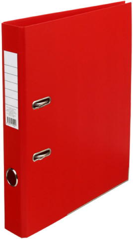 Папка-регистратор Attache Standart с двусторонним ПВХ-покрытием корешок 50 мм, красный - фото 2 - id-p207149532
