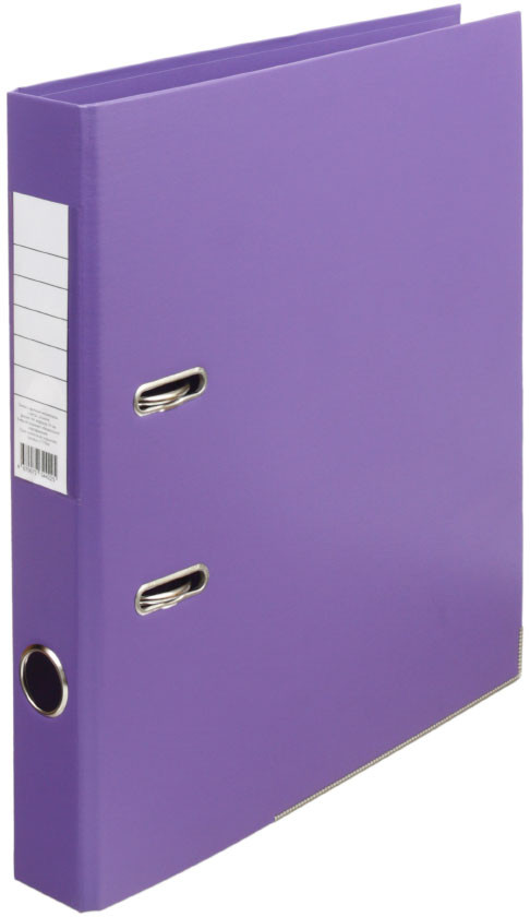 Папка-регистратор Attache Standart с двусторонним ПВХ-покрытием корешок 50 мм, фиолетовый - фото 3 - id-p207149534
