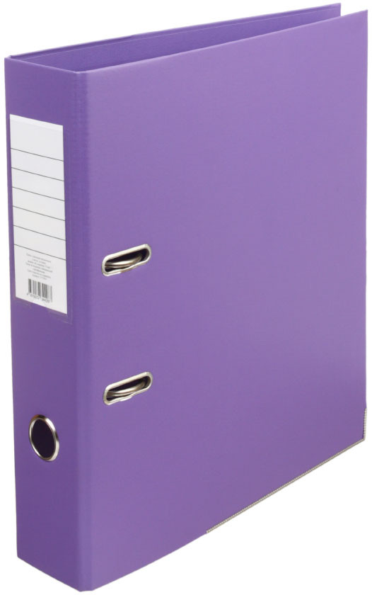 Папка-регистратор Attache Standart с двусторонним ПВХ-покрытием корешок 70 мм, фиолетовый - фото 3 - id-p207149540