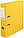 Папка-регистратор Attache Standart с двусторонним ПВХ-покрытием корешок 70 мм, желтый, фото 2