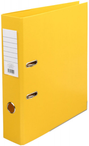 Папка-регистратор Attache Standart с двусторонним ПВХ-покрытием корешок 70 мм, желтый - фото 2 - id-p207149541