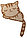 Магнит деревянный «Котик» (Марданов А.А.) 7*6 см, фото 2