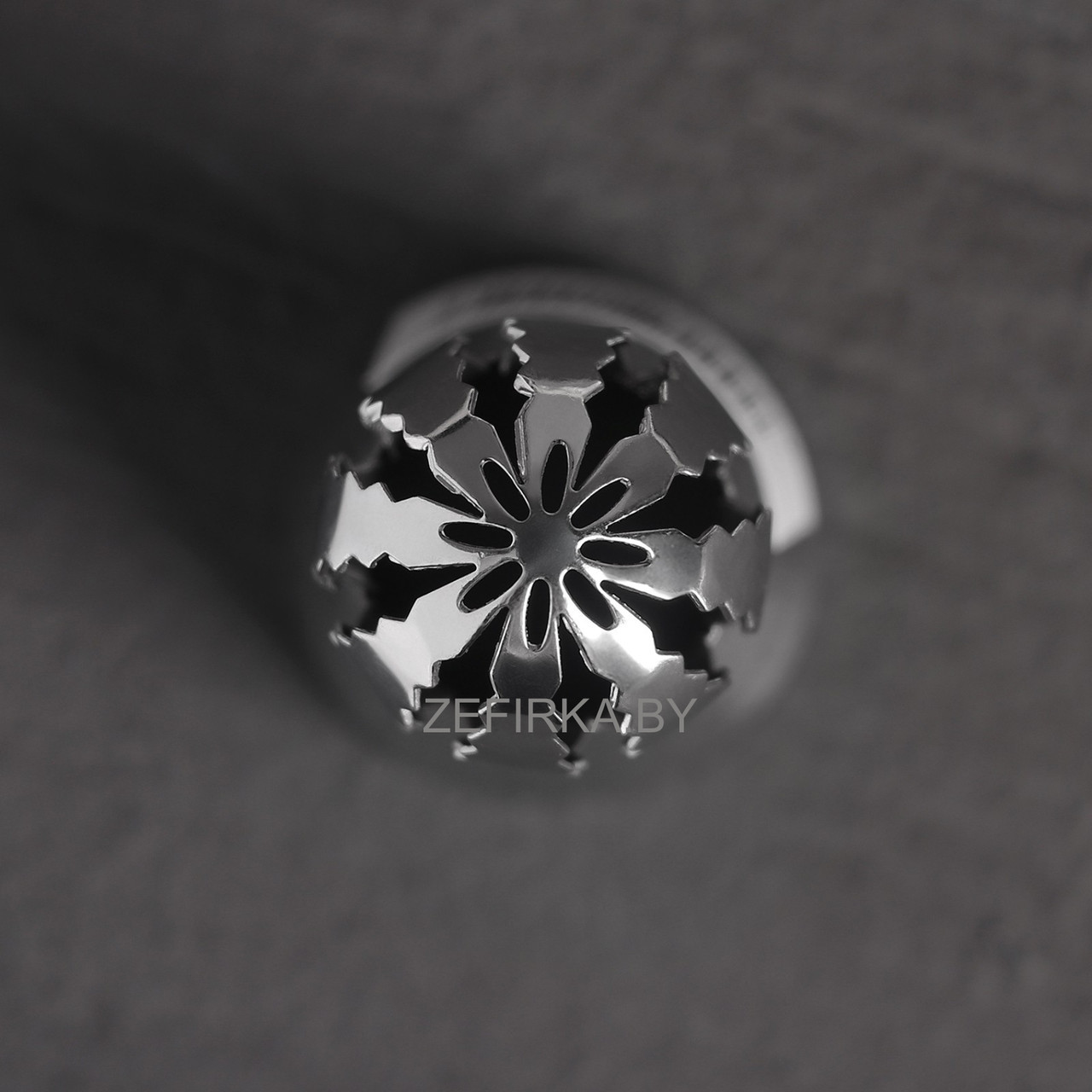 Насадка кондитерская «Сфера.Волна с цветком», d=3 см, выход 2,3 см, нержавеющая сталь