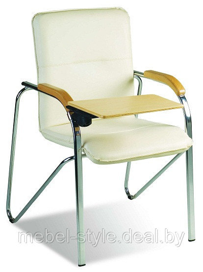Пюпитер пластиковый с подлокотником для стульев ИСО на металлической раме, столик ИСО с подлокотником. - фото 8 - id-p8902427