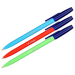 Ручка шариковая СТАММ 049 синяя (цена с НДС)