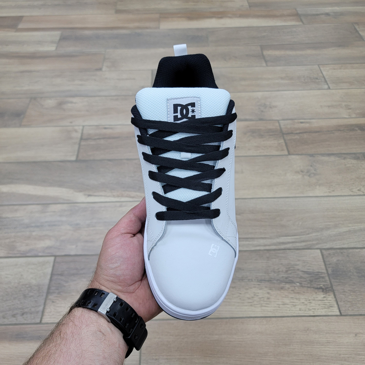 Кроссовки Dc Shoes Court Graffik White Black - фото 3 - id-p207240882