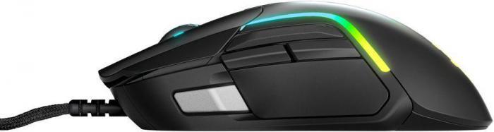 Мышь SteelSeries Rival 5, игровая, оптическая, проводная, USB, черный [62551] - фото 5 - id-p206882004