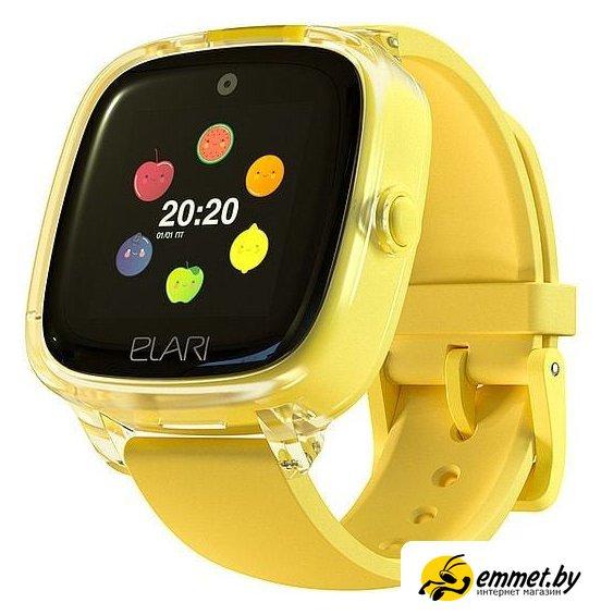 Детские умные часы Elari Kidphone Fresh (желтый) - фото 1 - id-p207243234