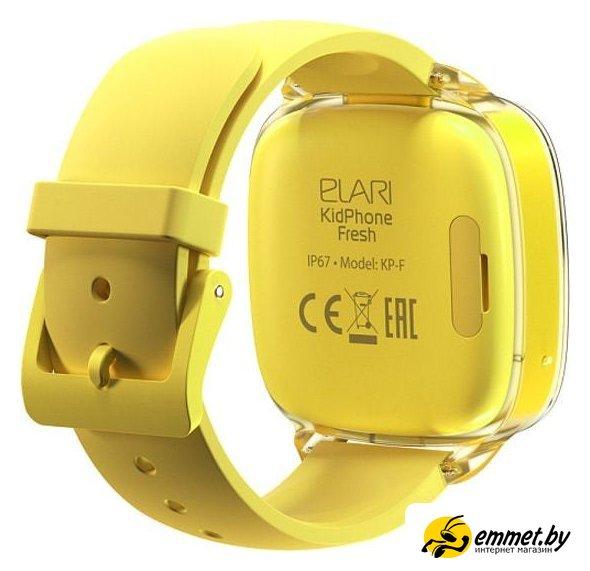 Детские умные часы Elari Kidphone Fresh (желтый) - фото 5 - id-p207243234