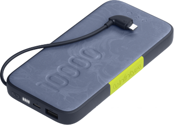 Внешний аккумулятор Infinity InstantGo Built-in Lightning 10000mAh (синий) - фото 1 - id-p205599370