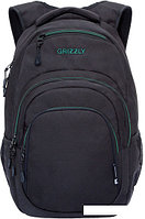 Школьный рюкзак Grizzly RQ-003-31 (черный/бирюзовый)