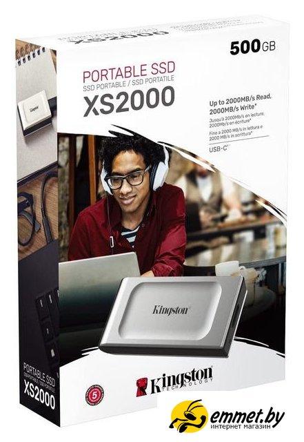 Внешний накопитель Kingston XS2000 500GB SXS2000/500G - фото 5 - id-p207241825