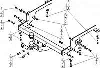 Opel Movano 2 (2010 - 2023) Фаркоп