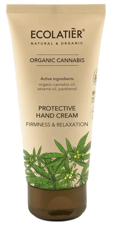 Крем для рук Ecolatier Green Cannabis "Защитный", 100 мл - фото 1 - id-p207256198