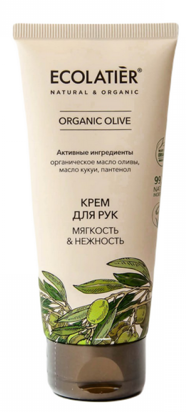 Крем для рук Ecolatier Green Olive "Мягкость & Нежность", 100 мл - фото 1 - id-p207256201