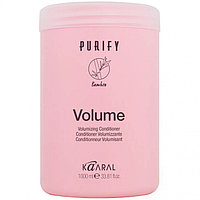 Кондиционер для волос Kaaral Purify Volume для тонких волос, 1 л