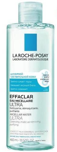 Мицеллярная вода La Roche-Posay Ля Рош Ultra для жирной и проблемной кожи, 400 мл - фото 1 - id-p207256416