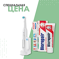 Электрическая зубная щетка CS Medica CS-485 с зарядным устройством + Зубная паста BioRepair Fast Sensitive