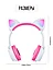 Беспроводные bluetooth наушники Cat Ear ZW-028 со светящимися кошачьми ушами, фото 4