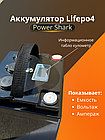 Аккумулятор Lifepo4 Power Shark 12V 60AH, фото 6