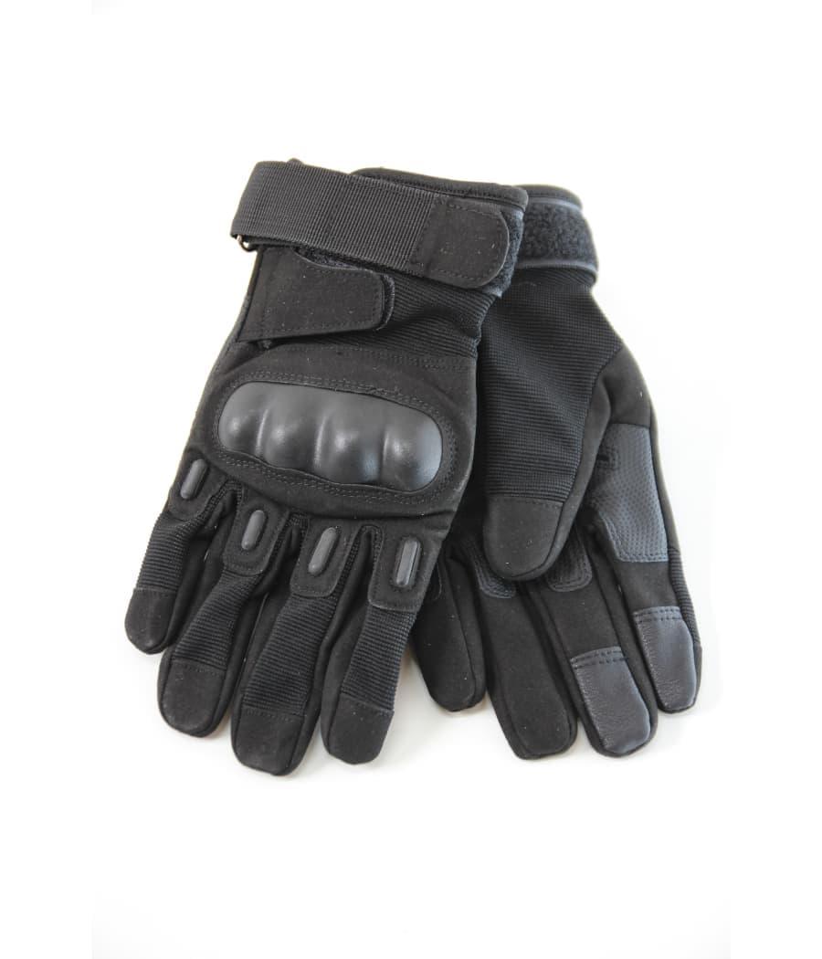 Перчатки Tactical PRO с двумя застежками (black). Размер L - фото 1 - id-p207263273