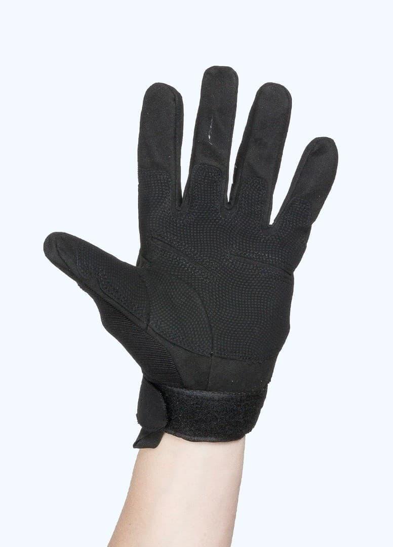 Перчатки Tactical PRO с двумя застежками (black). Размер L - фото 5 - id-p207263273