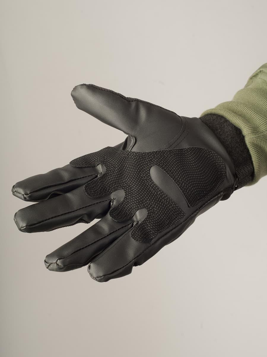 Перчатки тактические с мягкой вставкой (black). Размер ХL - фото 4 - id-p207263285