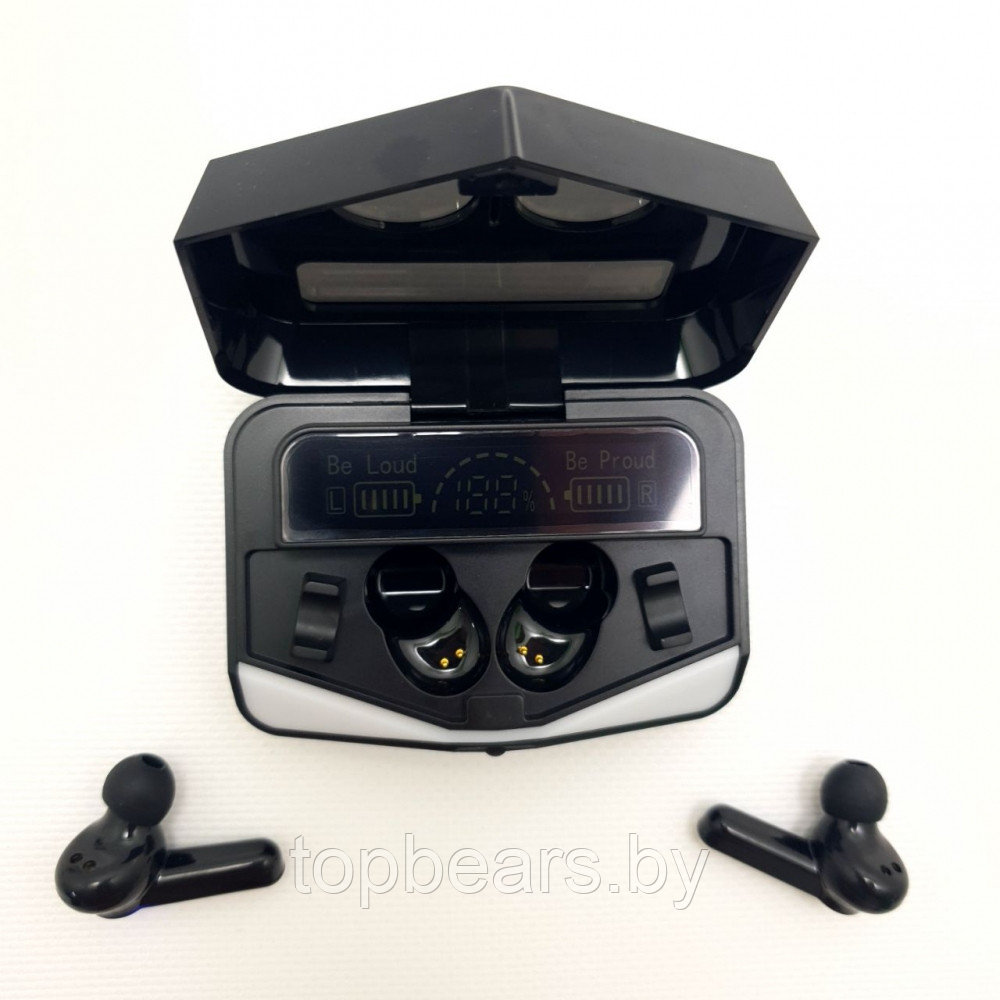 Беспроводные игровые наушники М28 Play Games, PowerBank, Bluetooth 5.1 , сенсорное управление в зарядном кейсе - фото 8 - id-p207265164