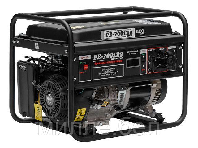 Электростанция (генератор бензиновый) ECO PE-7001RS ("Black Edition") (5.5 кВт, 230 В, бак 25.0 л, вес 72.2 - фото 1 - id-p207135055