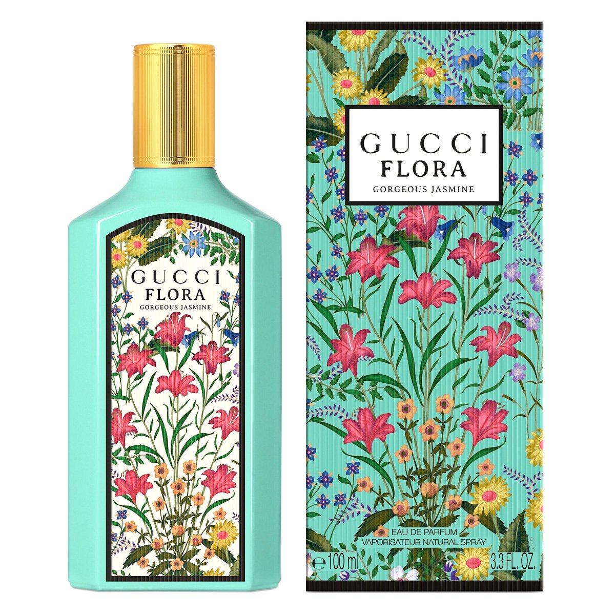 Женская парфюмерная вода Gucci Flora Gorgeous Jasmine edp 100ml (PREMIUM)