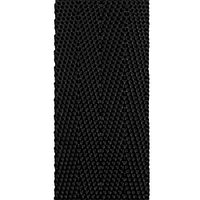 Лента тканная 30мм елочка-4 322 черная 13,1 (полая)