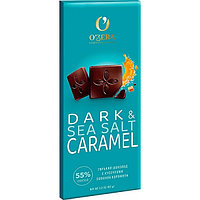 Шоколад горький O`Zera Dark&Sea salt caramel 90г